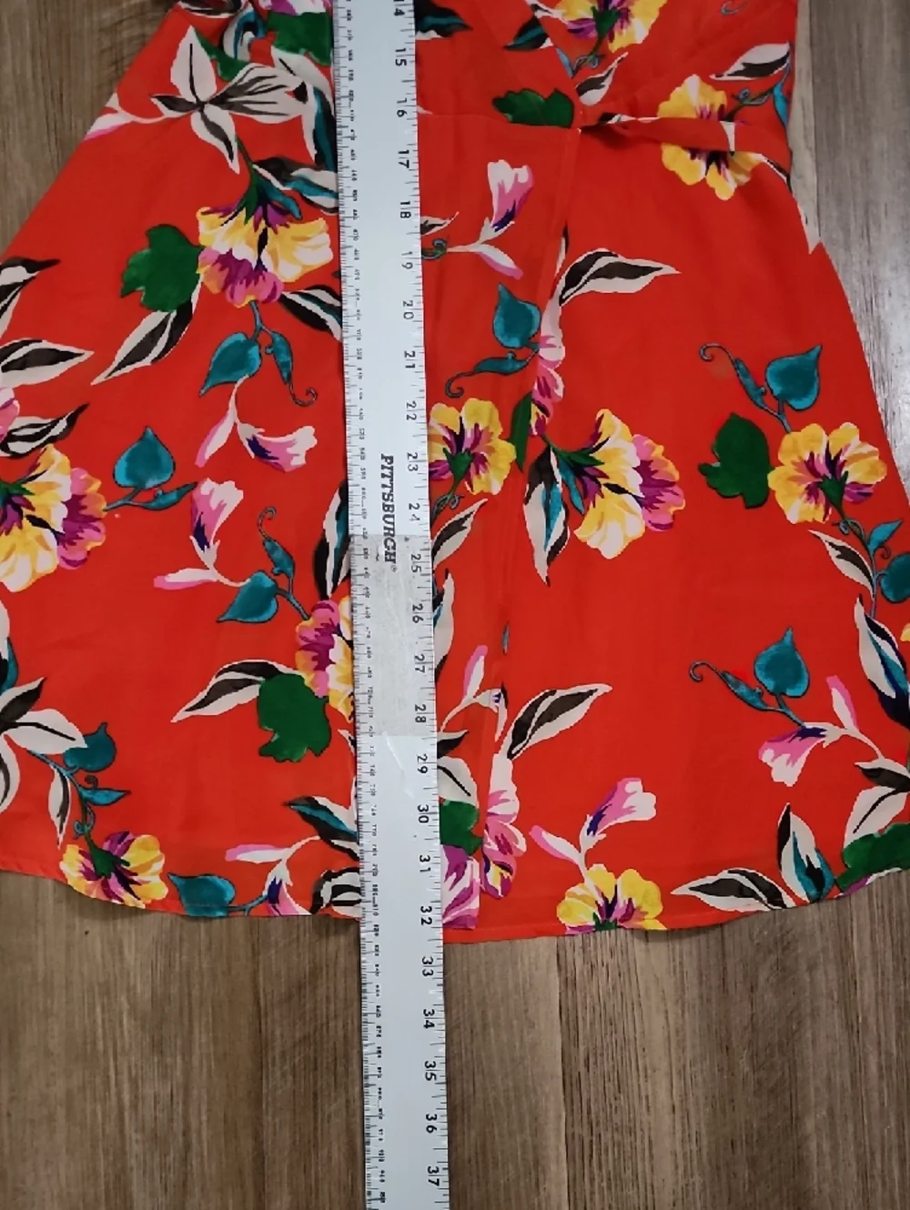 Anthropolgie Yumi Kim Red Floral Mini Dress - Picture 7 of 11